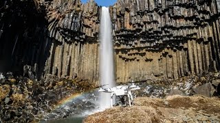 Flight  Svartifoss National Park Skaftafell  Iceland [upl. by Morgana]