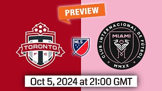 Major League Soccer  Toronto vs Inter Miami  prediction team news lineups Preview [upl. by Thier]