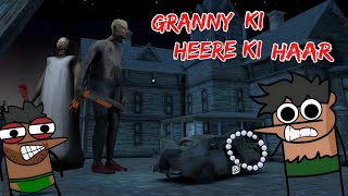 Granny ki Heere ki Haar  Funny Horror Animation Granny Grandpa  Angry Toonz [upl. by Acenes202]