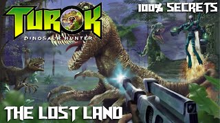 Turok Dinosaur Hunter PC  Level 7 The Lost Land 100 Secrets [upl. by Lusa]