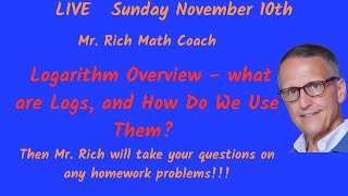 Mr Rich Math QampA Sunday Nov 10 2024 [upl. by Dulsea212]