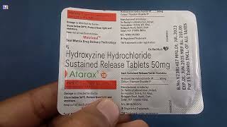 Atarax SR Tablet  Atarax SR 50 Tablet  Hydroxyzine Hydrochloride Tablet  Atarax SR 50mg Tablet [upl. by Werdnael433]