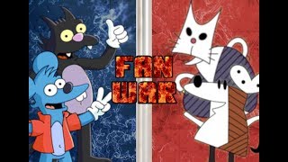 April Fools Fan War Itchy and Scratchy vs Worker and Parasite [upl. by Seale]