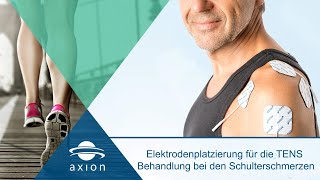 Schulterschmerzen  Elektrodenplatzierung für TENS  axion [upl. by Esnofla521]