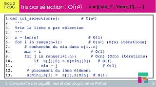 Complexité des tris simples [upl. by Addi225]