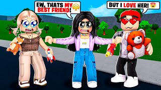 BROTHER has a CRUSH on SISTERS BEST FRIEND  Roblox Bloxburg Roleplay [upl. by Anayet523]