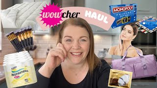 Huge Wowcher Haul  Christmas Ideas  AD [upl. by Atreb394]