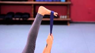 Hamstring Stretches With an Elastic Band [upl. by Guyon]