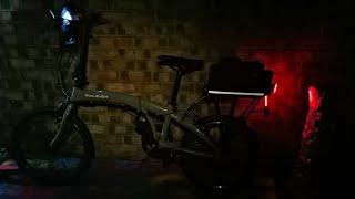 Where to fit lights on Raleigh Evo folding bike [upl. by Ondrea]