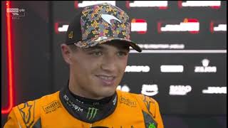 Lando Norris Post FP2 Interview  Singapore GP24 [upl. by Mohr333]