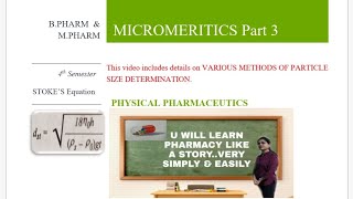 PARTICLE SIZE DETERMINATION METHODS Micromeritics [upl. by Laved]