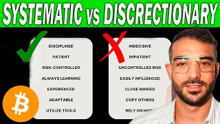 Systematic VS Discretionary Trading Approach Which one is Better Pro Trader VS Beginner Trader [upl. by Hennebery]