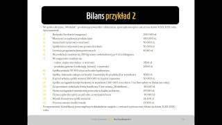 12 Bilans przykład nr 2 [upl. by Hayyim]