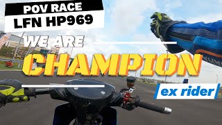 POV GoPro Juni AS Juara 125cc Ex Rider Final LFN HP969 Road Race Championship 2024 Surabaya [upl. by Aguie]