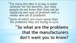 Ban Saltbased Domestic Water Softeners [upl. by Babita]