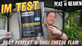 Peas of Heaven Kesewurst vegane Käsebratwurst im Test [upl. by Childs670]