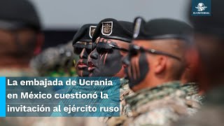 Desata polémica la participación de soldados rusos en el desfile militar en México [upl. by Connie]