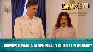 ¿Quienes llegan a la semifinal y quién es eliminado  Ganar o Servir  Canal 13 [upl. by Wenona]