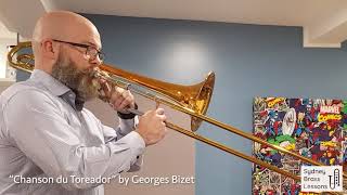 quotChanson du Toreadorquot by Georges Bizet  Trinity Grade 6 Euphonium Baritone Tuba Group A [upl. by Remde]