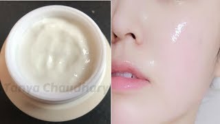 DIY Rice Cream  Skin Whitening amp AntiAging Rice Cream  Japanese Fairness amp AntiAging Secret [upl. by Saum997]