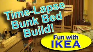 IKEA quotMydalquot Bunk Bed Assembly Build TimeLapse DIY [upl. by Westmoreland46]