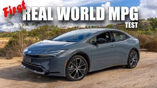 2023 Toyota Prius XLE  WORLDS FIRST Real World MPG Test [upl. by Mur]