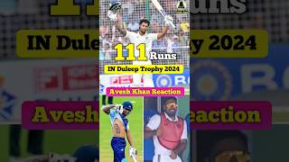 Avesh Khan Reactiontilakvermaduleeptrophyshortscricketnewshortsviralyoutubeshortstrending [upl. by Ille]