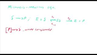 Biochemistry Lecture 10 Enzyme Kinetics [upl. by Hanser31]