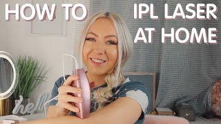 HOW TO  IPL LASER HAIR REMOVAL AT HOME  ROSESKINCO X TIFFANY COOLEY [upl. by Naot]