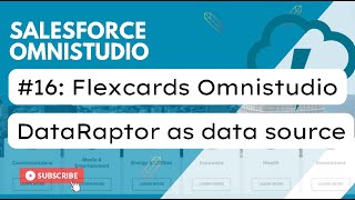 Session 16 Flexcards  DataRaptor as Data Source Type  Omnistudio  Salesforce Vlocity Sessions [upl. by Anglo]