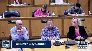 10302024 Fall River City Council  Special Meeting [upl. by Eekcaj]