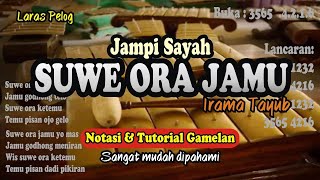 Notasi Suwe Ora Jamu [upl. by Anileve]