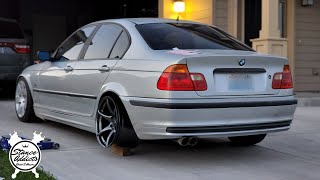 kansei K11G wheel fitment max low on bmw e46 [upl. by Madden]