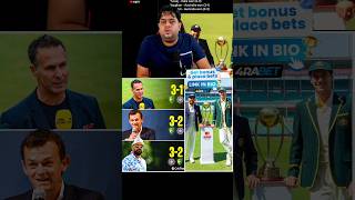 Yuvraj Gilchrist amp Vaughan Prediction BGT 2024🤔 indvsaus bgt predict livebigagency 4rabetind [upl. by Daisie]