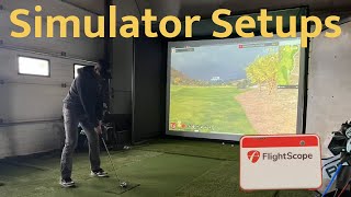 Flightscope Mevo Plus Golf Simulator Setup Examples  TIPS for Putting [upl. by Kevan876]