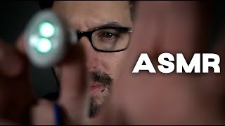 asmr TEST MEDICO Test auditivo test de la vista nervios craneales Sleepy Tingles [upl. by Ellatnahc]