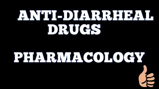 antidiarrheal drugs pharmacology [upl. by Warthman]