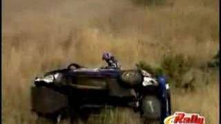 Travis Pastrana Huge Rally Car Crash [upl. by Nohsal]