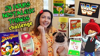 Using Only NOSTALGIC THINGS 🥹 24 Hours Challenge  Garima’s Good Life [upl. by Talanta107]