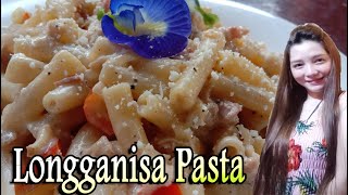 Longganisa Pasta Recipe and How to Cook Step By Step Quick and Easy [upl. by Ontine]