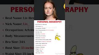 Liv Hewson Personal Biography shorts ytshortsindia ytviral ytshortsvideo [upl. by Eened]