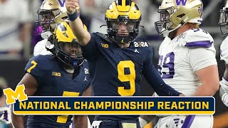 Michigan Downs Washington Claims National Championship  Postgame Reaction amp Interviews [upl. by Fabrianna756]