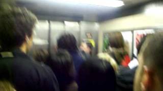 Very busy pendulum elevators  Russel Square underground station in London [upl. by Sola539]