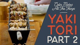 Yakitori PT 2  Using the DIY Yakitori Grill [upl. by Tannenbaum585]