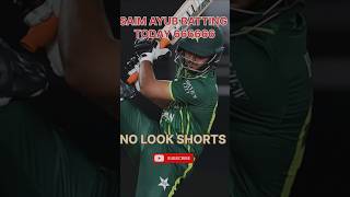 Saim Ayub batting today  666666  youtubeshorts pakvsaus cricket shorts viralvideo [upl. by Leif]