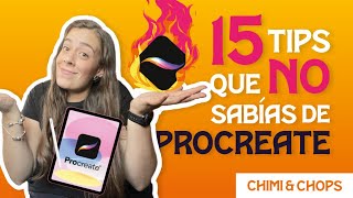 15 TIPS que NO SABÍAS de PROCREATE [upl. by Airpal937]