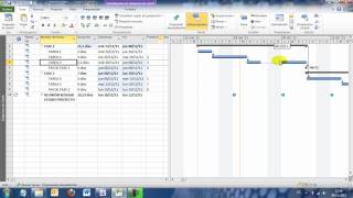 MS PROJECT 201020132016 DIVISIONES EN LAS TAREAS 14 [upl. by Angadresma732]