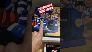 TUTORIAL HACK RETRO STATION capcom tutorial arizalobo shorts youtubeshorts arcade recreativa [upl. by Leaffar]