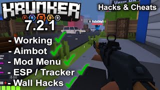 Krunkerio 721 Free Hacks amp Cheats WORKING [upl. by Llerret]