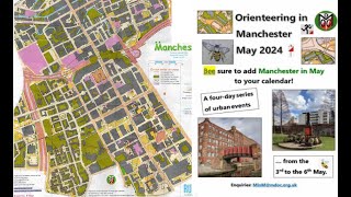 MDOC Manchester City Race urban orienteering course 3 5 May 2024 [upl. by Milburn]